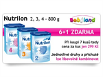 Využijte výhodné akce Nutrilon 6 + 1 zdarma 