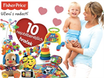 Fisher-Price vybrala 10 nejoblíbenějších hraček a snížila jejich ceny o 25%