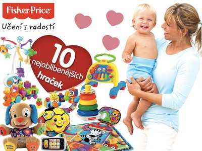 Fisher-Price vybrala 10 nejoblíbenějších hraček a snížila jejich ceny o 25%